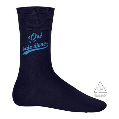 Printed socks - Que sale djône - navy
