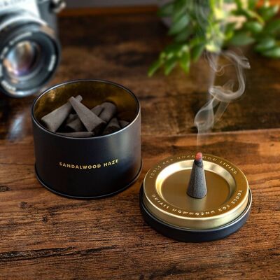 I&G Sandelwood Incense Cones in Tin - Aroma Cones