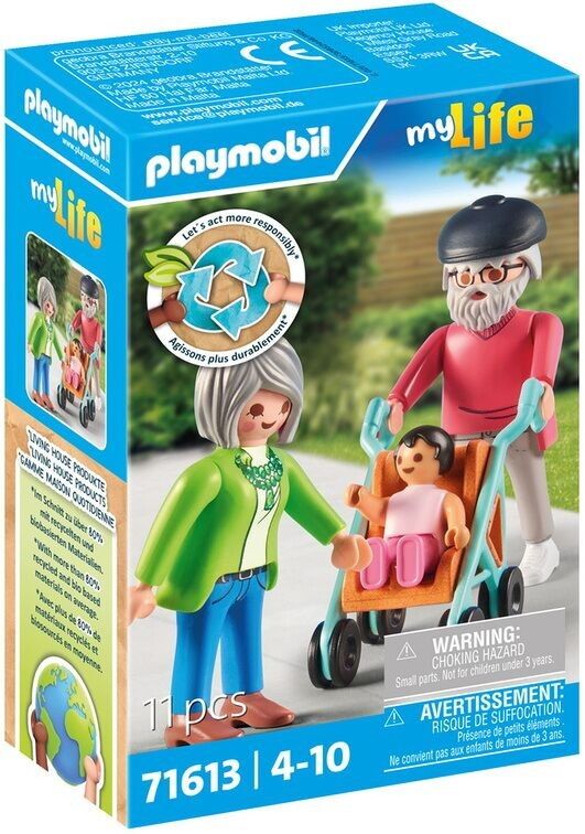 Playmobil 71613 - Abuelos Con Bebé