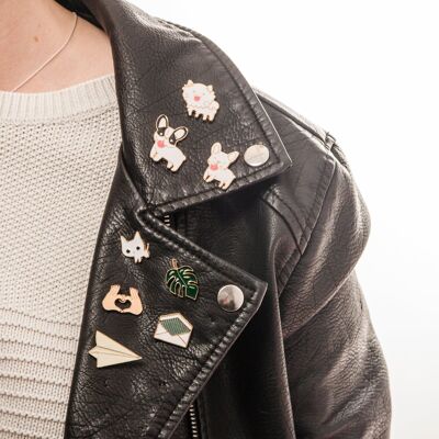 Good Design Works Leaf Enamel Pins
