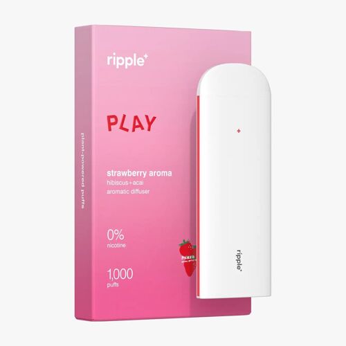ripple⁺ Strawberry 0% Nicotine Diffuser - 1,000 Puffs