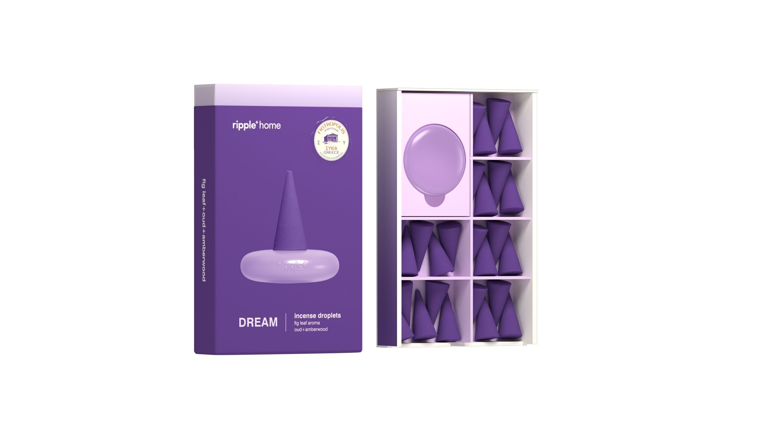 ripple⁺ Dream Incense Droplets – Fig Leaf – 26 Droplets