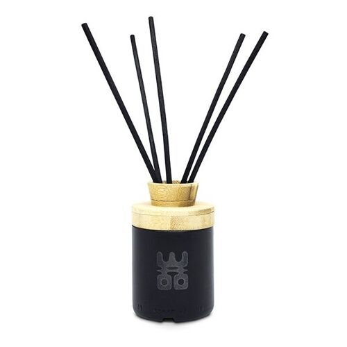 WOO Reed Diffuser | Upcycled Vodka Bottle | Black | 50 ml | Tranquility