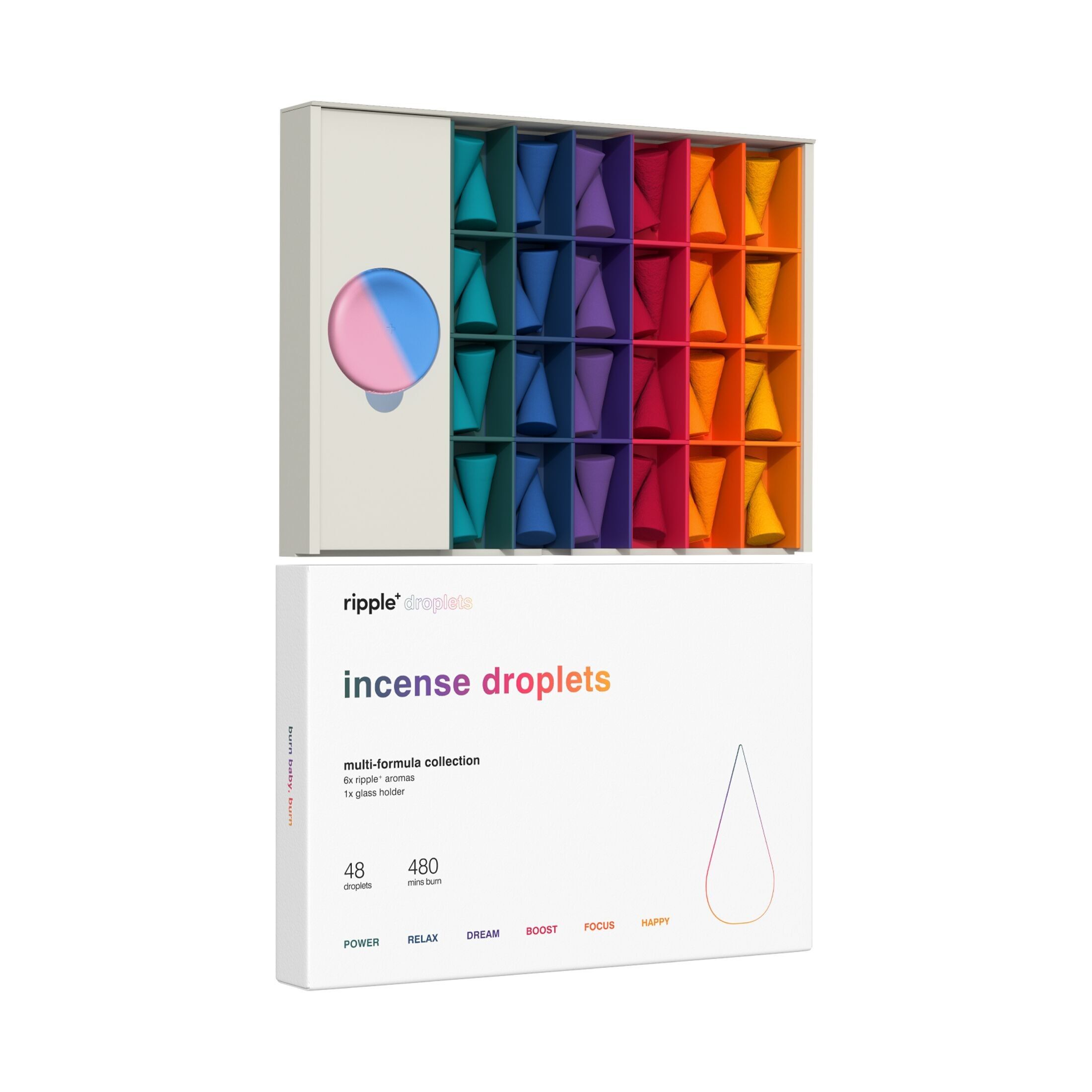 ripple⁺ Incense Droplets Variety Pack – 48 Droplets