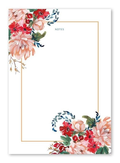 Notizblock - Summer Floral 2