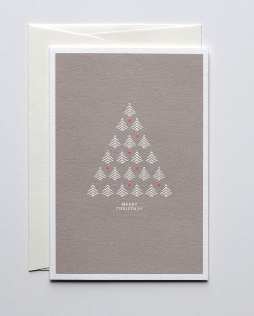 Weihnachtskarte Little Forest, mit Umschlag