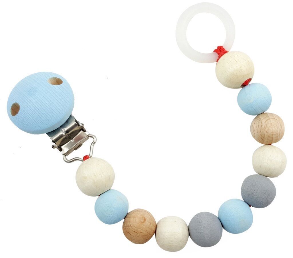 Pacifier chain nature blue
