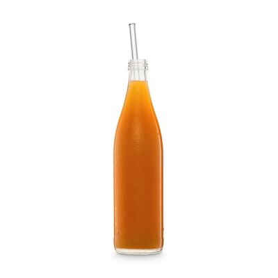 50x 30cm (Gerade) Glasstrohhalme für Flaschen von 0,33 bis 0,6 Liter für Gastronomie