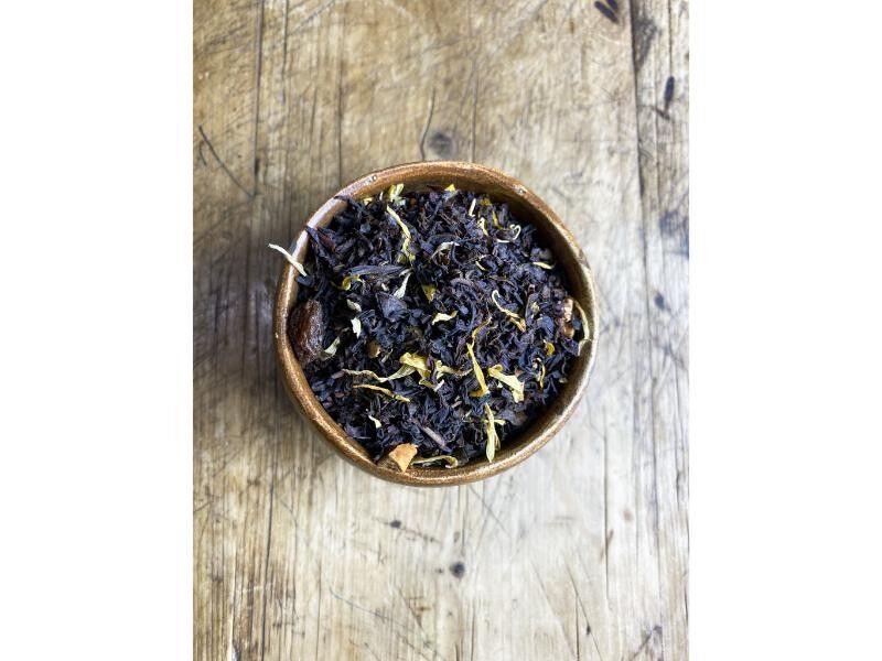 Weinpfirsich-Schwarztee