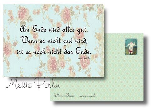 Cartolina "Alla fine andrà tutto bene...	"