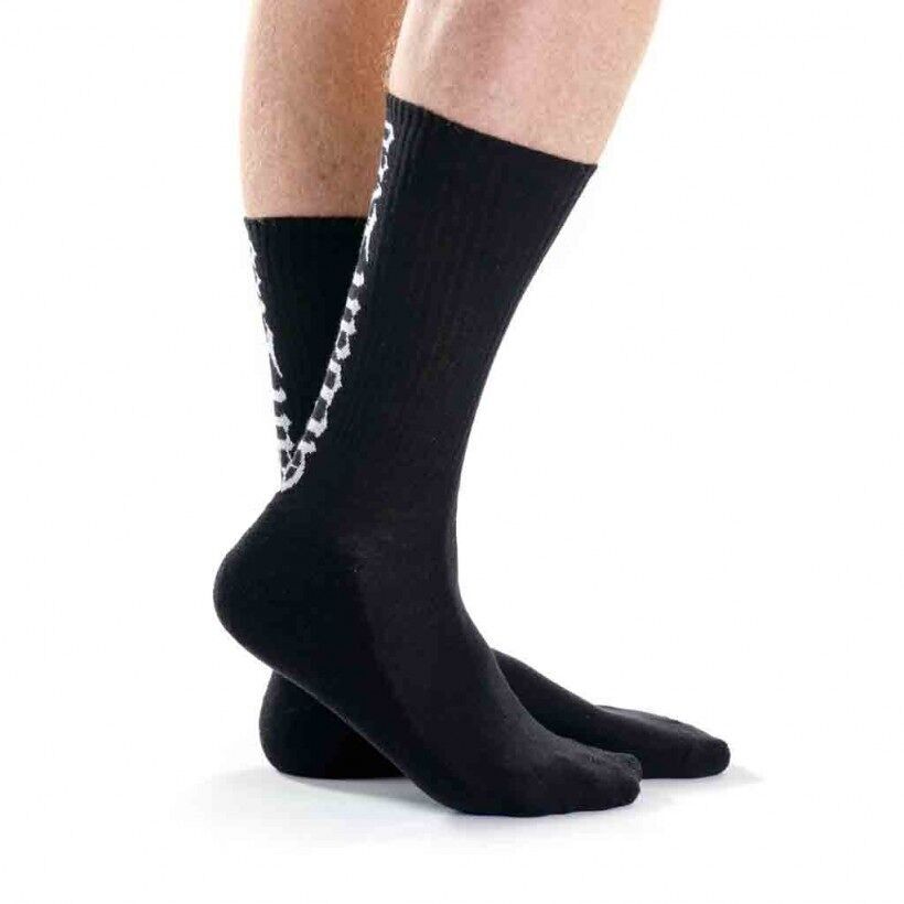 Calzino sportivo gotico - cotone - Nastro rosso