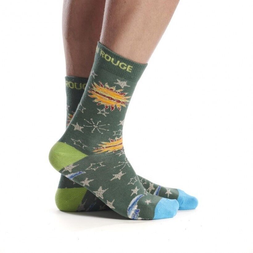 Calza media in cotone Helios - Red Ribbon