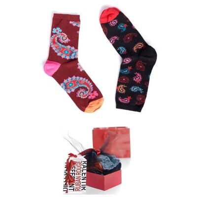 Duo de chaussettes féminines