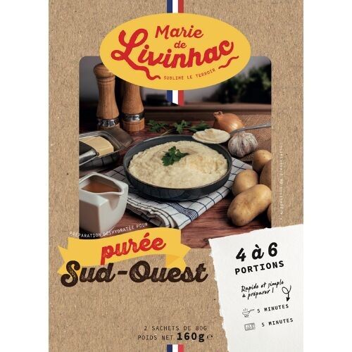 Puré estilo suroeste con buen sabor a pato 2/3 partes