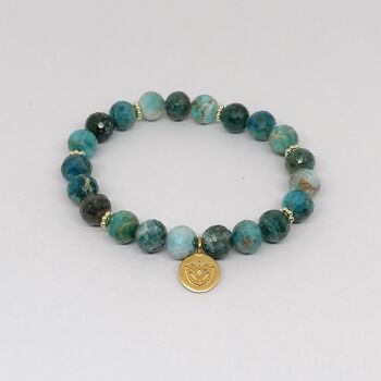 Bracelet Mala Apatite Bleue Cleanse 6