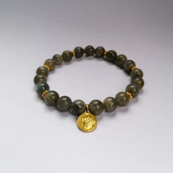 Bracelet Mala Talisman Labradorite 4