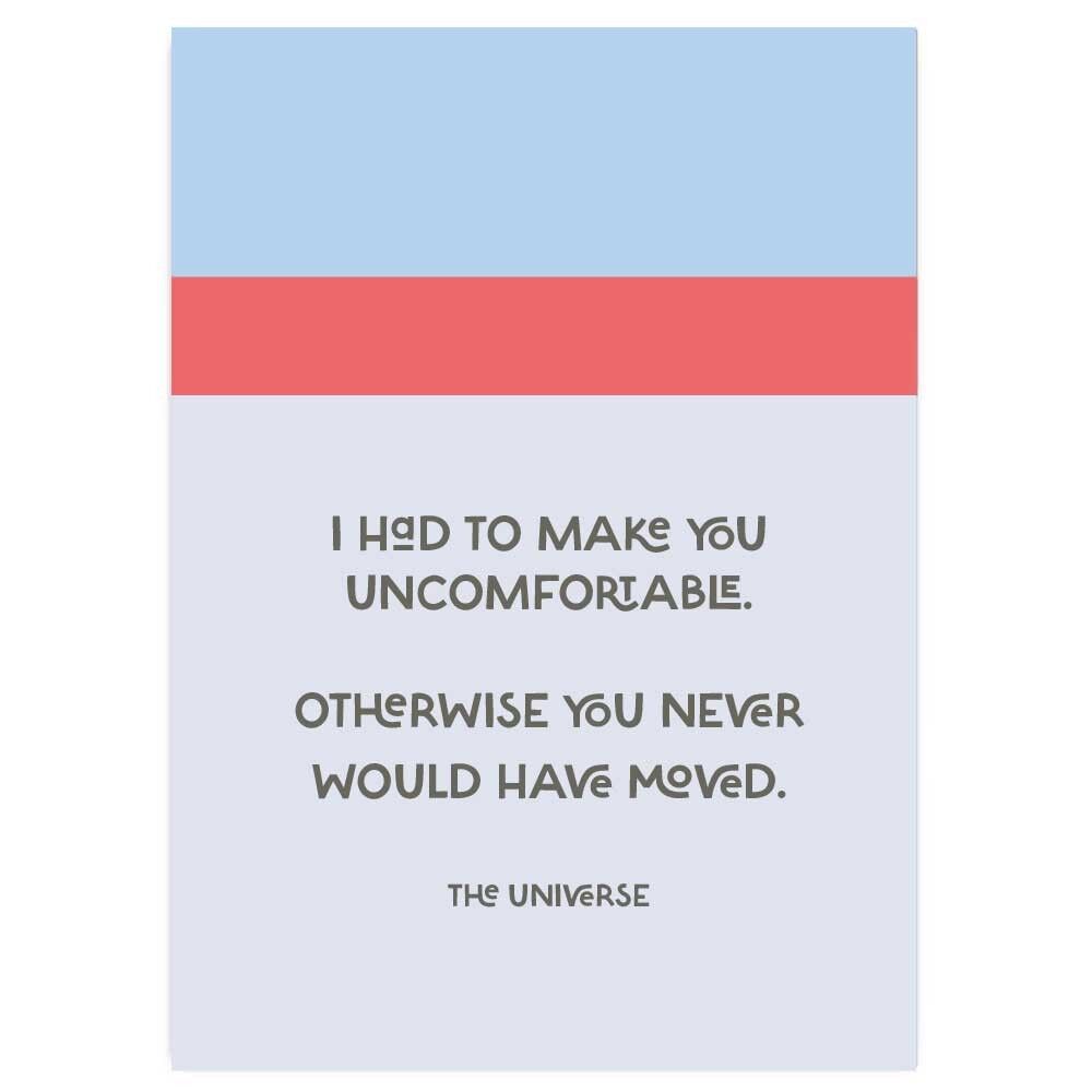 Postal Tenía que hacerte sentir incómodo