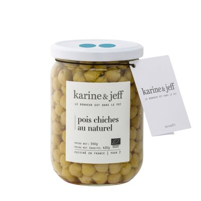 Pois chiches au naturel 370g