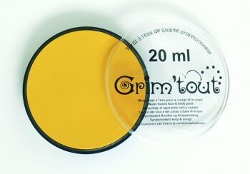 Pot de maquillage sous blister 20ml - jaune soleil