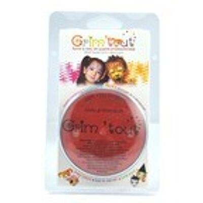 Pot de maquillage sous blister 20ml - rouge rudy