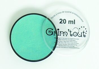 Pot de maquillage sous blister 20ml - bleu perle