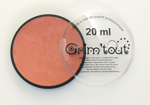 Pot de maquillage sous blister 20ml - cuivre brillant