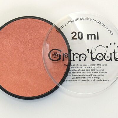 Pot de maquillage sous blister 20ml - cuivre brillant