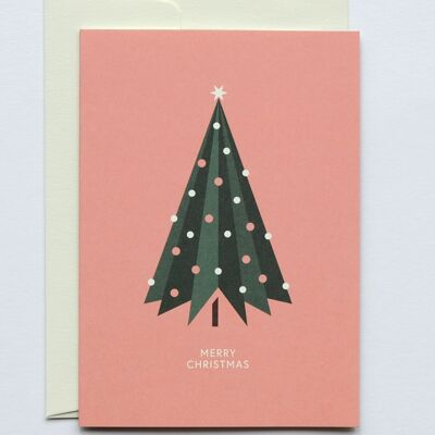 Weihnachtskarte Pretty Tree, mit Umschlag