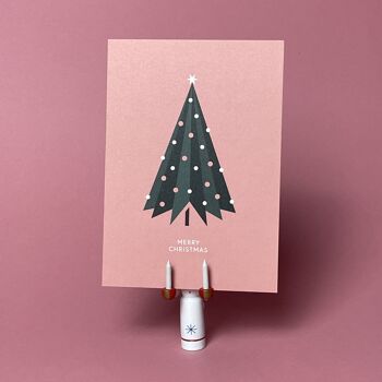 Carte de Noël Pretty Tree, avec enveloppe 3
