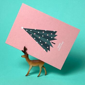 Carte de Noël Pretty Tree, avec enveloppe 4
