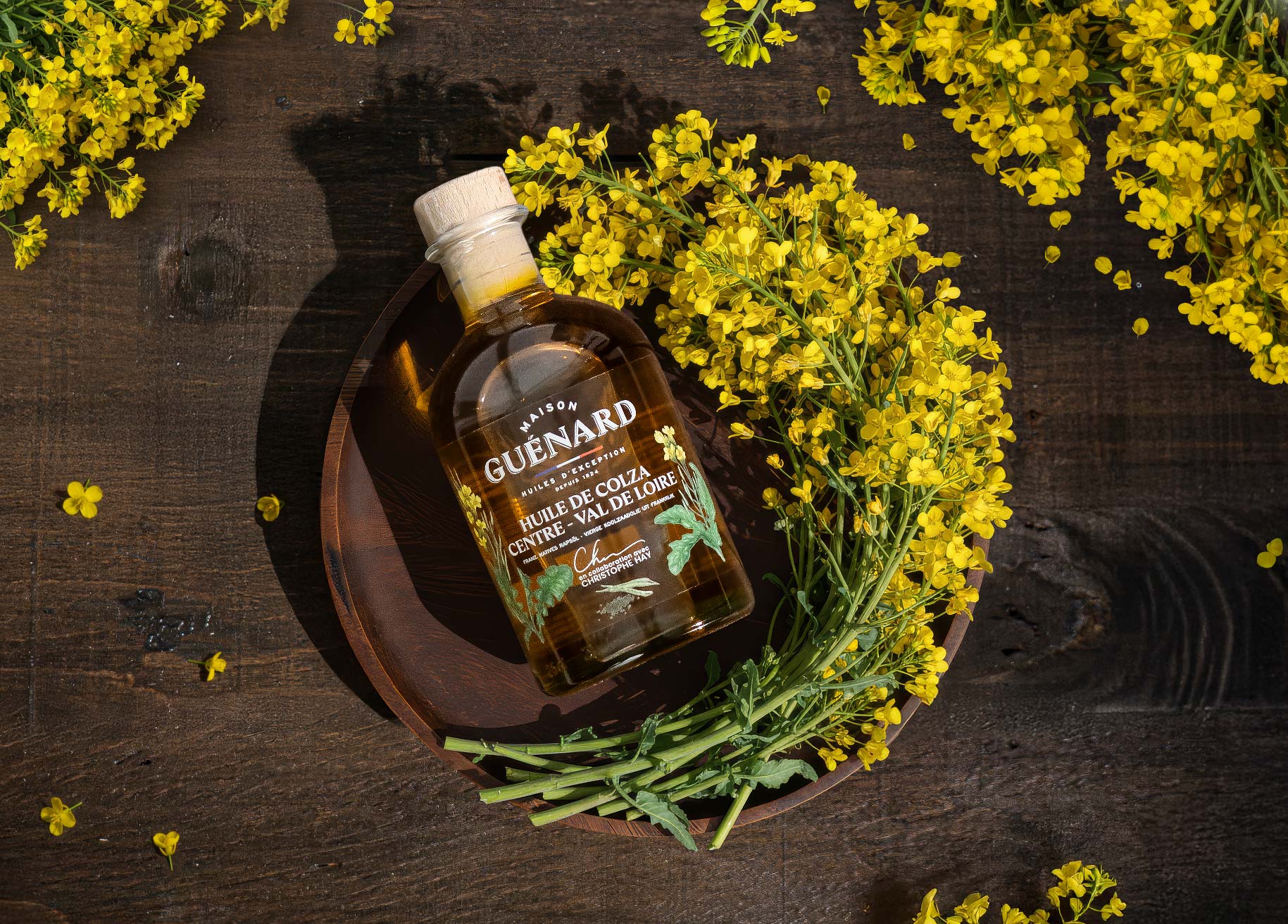 100% virgin rapeseed oil from the Centre region, signed by Christophe Hay** - 24cL