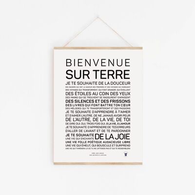 Póster Bienvenidos a la Tierra (A2, A3, A4, A5)