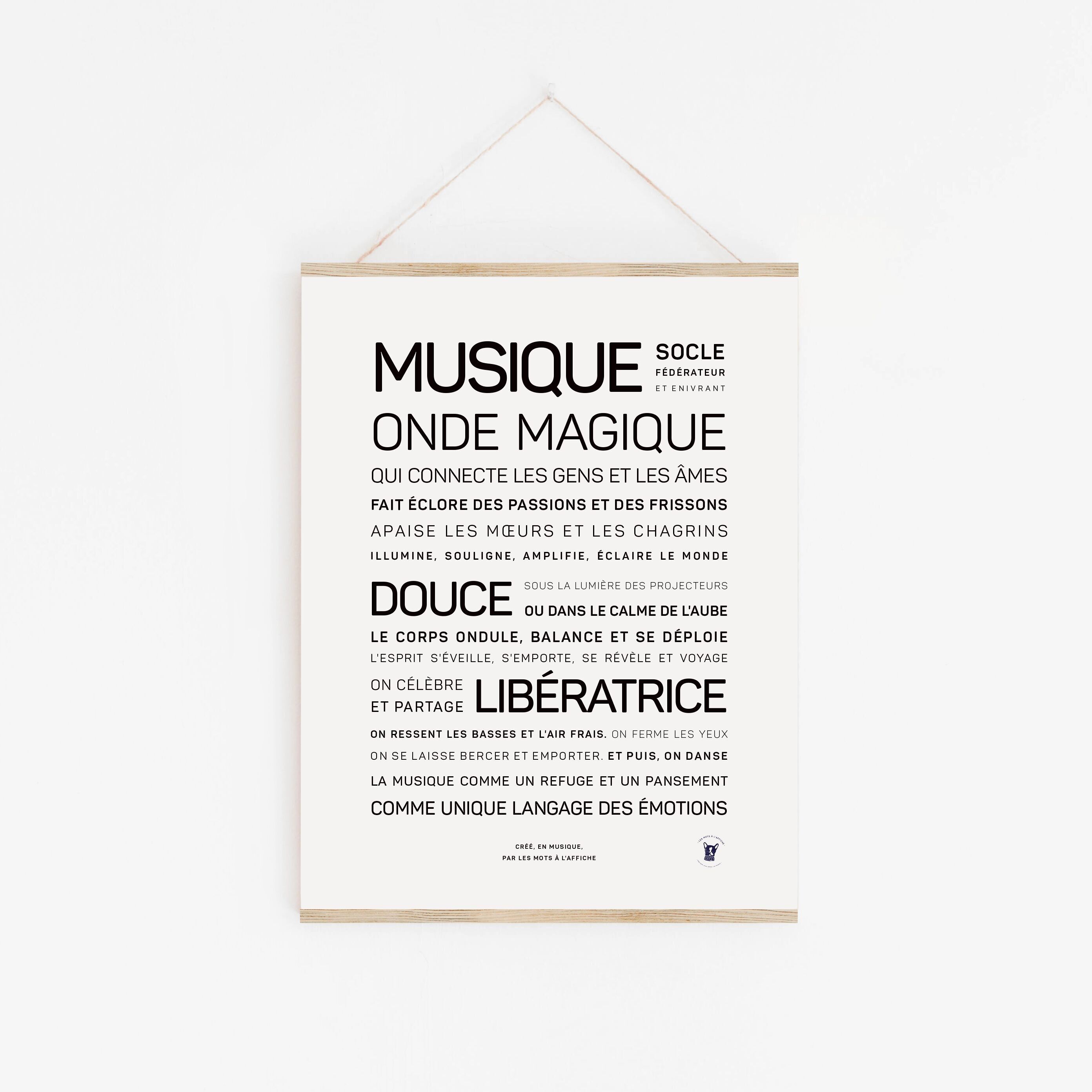 Affiche Musique (A2, A3, A4, A5, A6)
