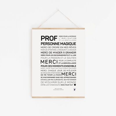 Affiche Prof, personne magique (A2, A3, A4, A5)