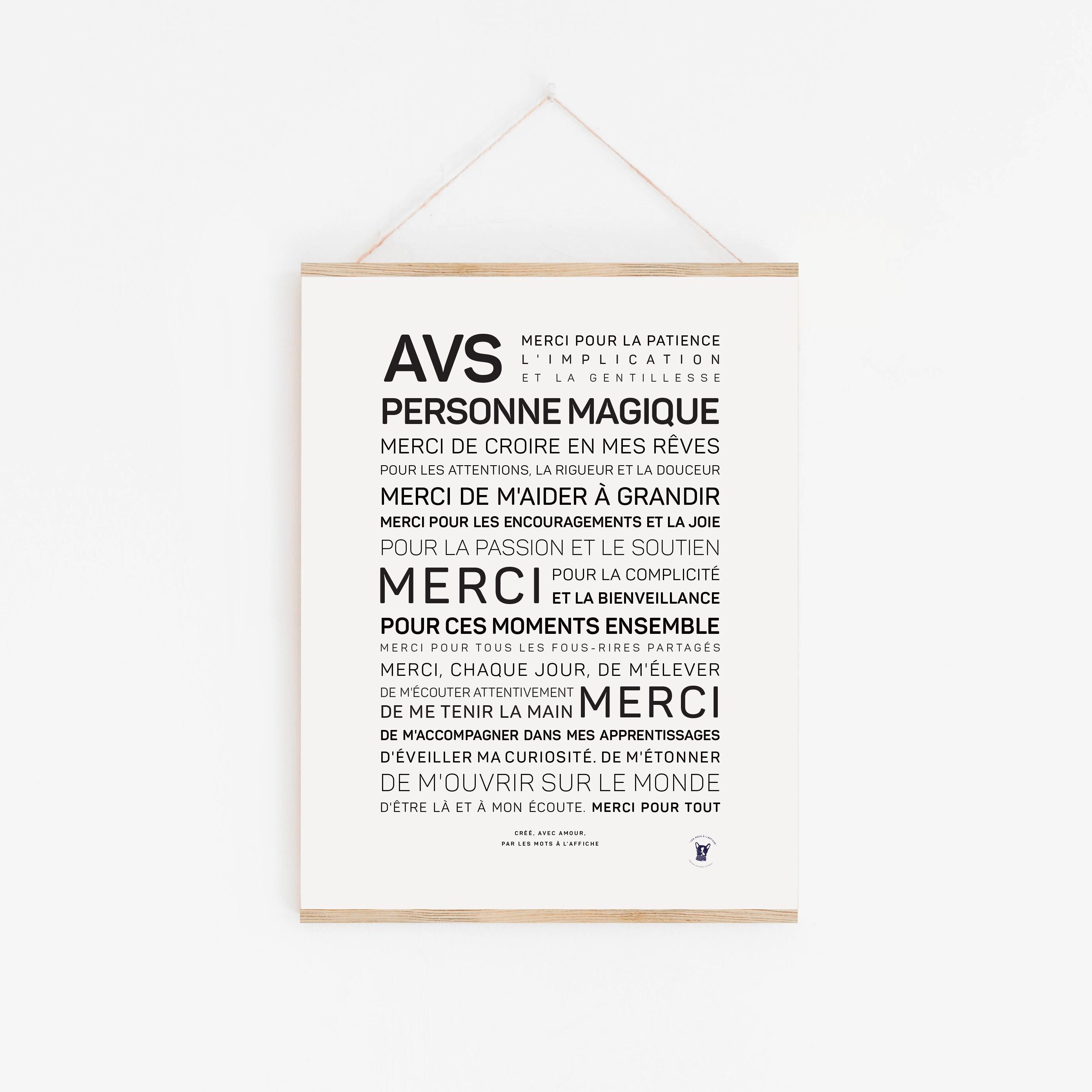 AVS-Poster, magische Person (A2, A3, A4, A5)