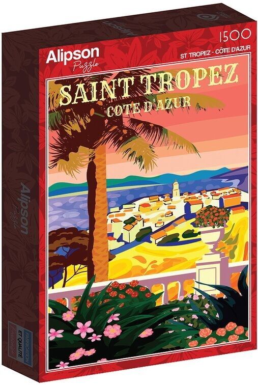 ALIZE GRUPPO - Puzzle da 1500 pezzi - St Tropez, Costa Azzurra