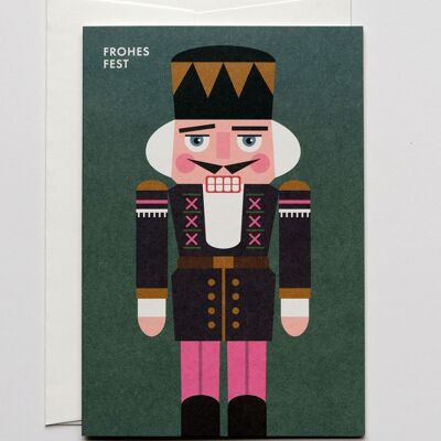 Carte de Noël Casse-Noisette, avec enveloppe