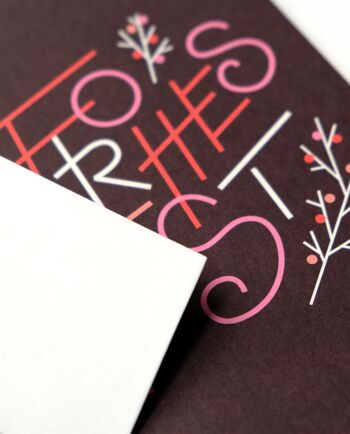 Carte de Noël Petites branches, avec enveloppe 2