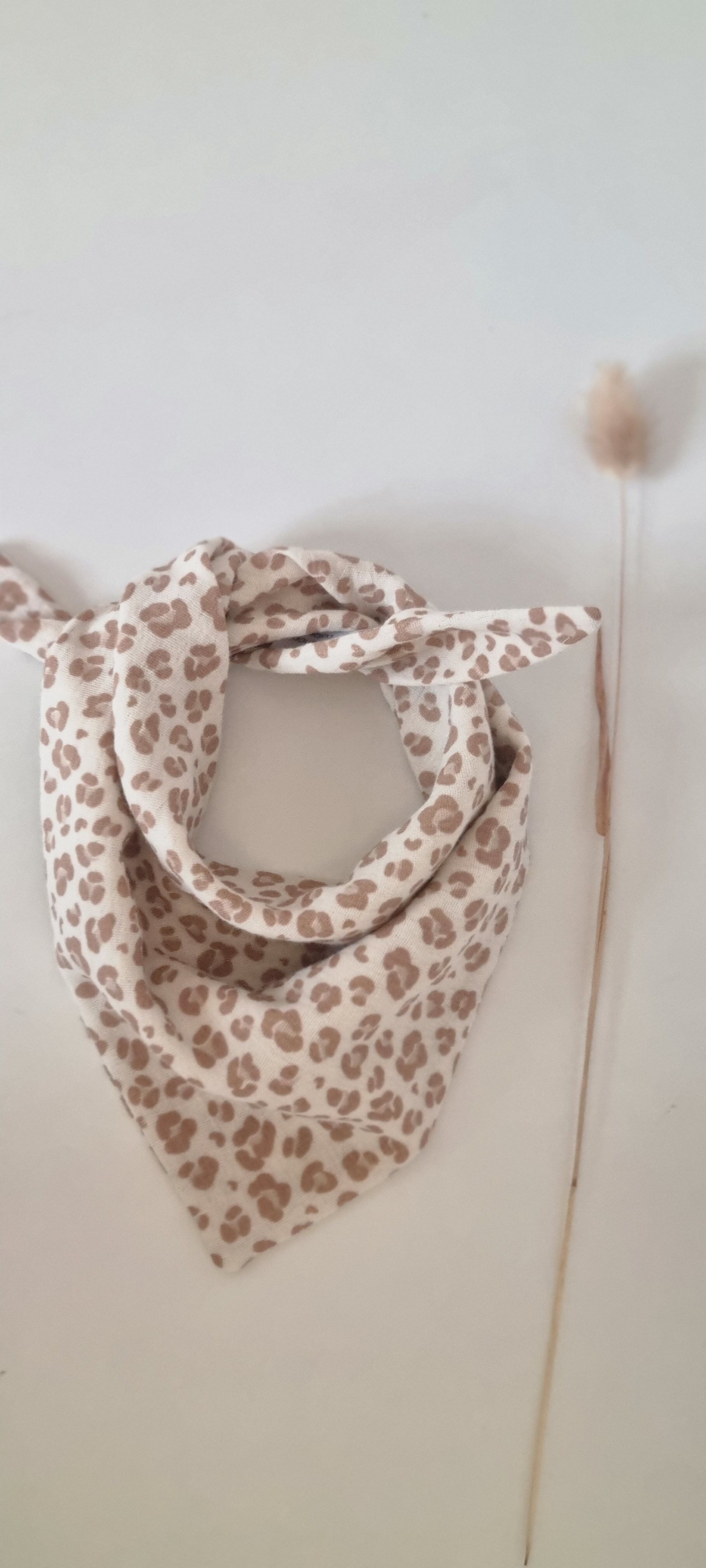 sciarpa leopardata leggera per neonati e bambini