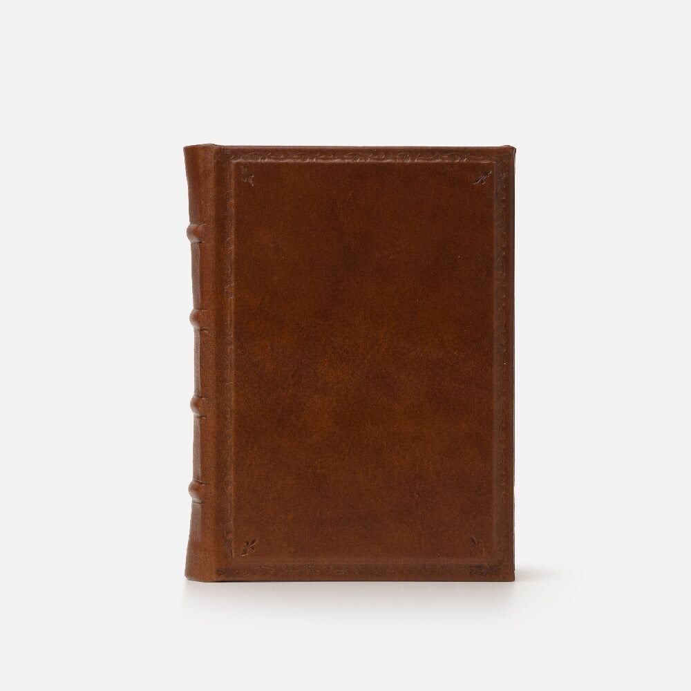 Notebook Blank Pages Hard Cover - Cowhide Leather