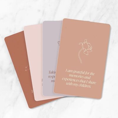 Cartes d'affirmation de la maternité