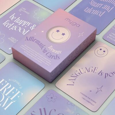 Tarjetas de afirmación para adolescentes