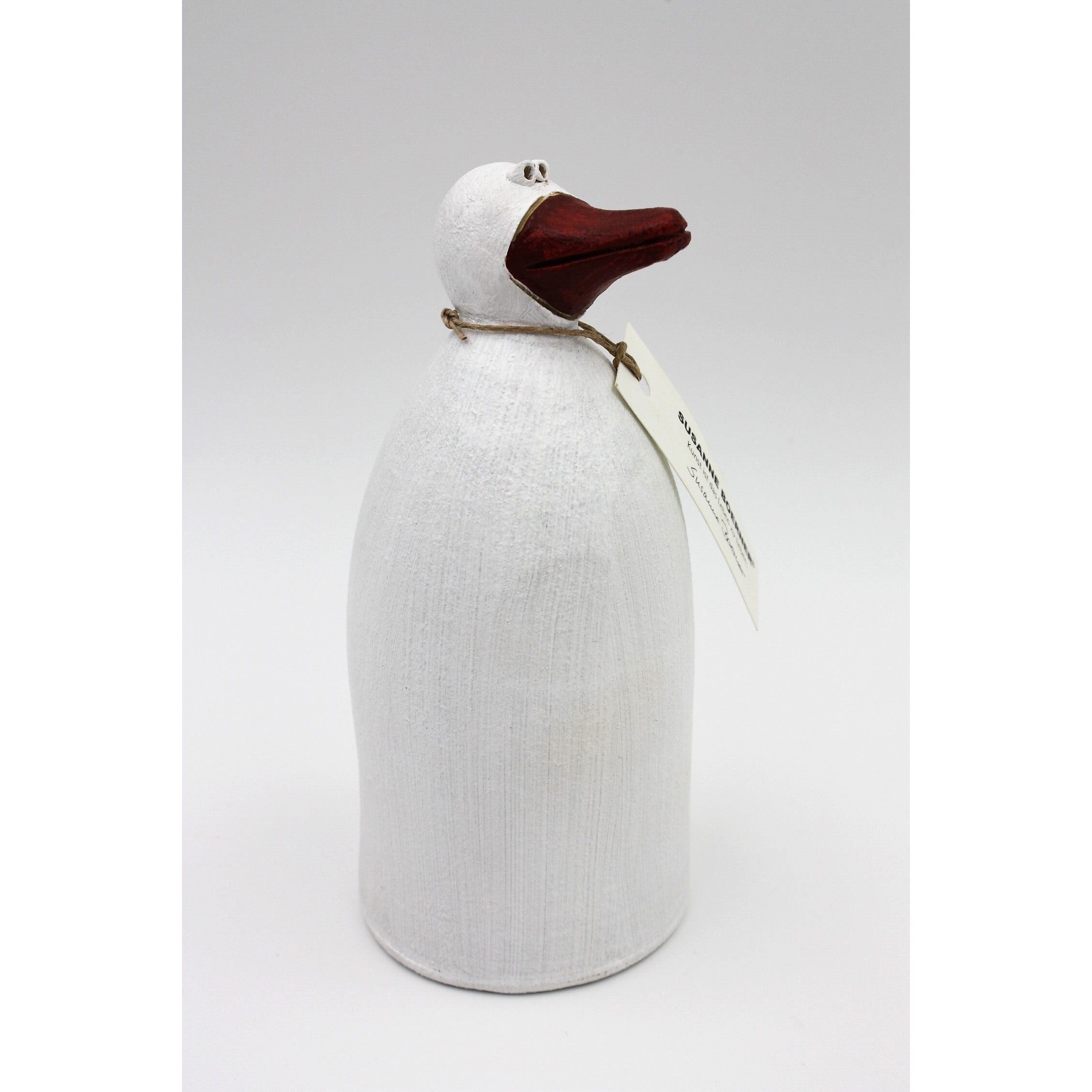 Tabouret de clôture en argile - drôle de figurine décorative d'oie Gaga en argile des Änimail Singers