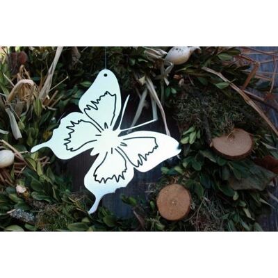 Papillon décoratif à suspendre en acier inoxydable | Décoration de maison et de jardin