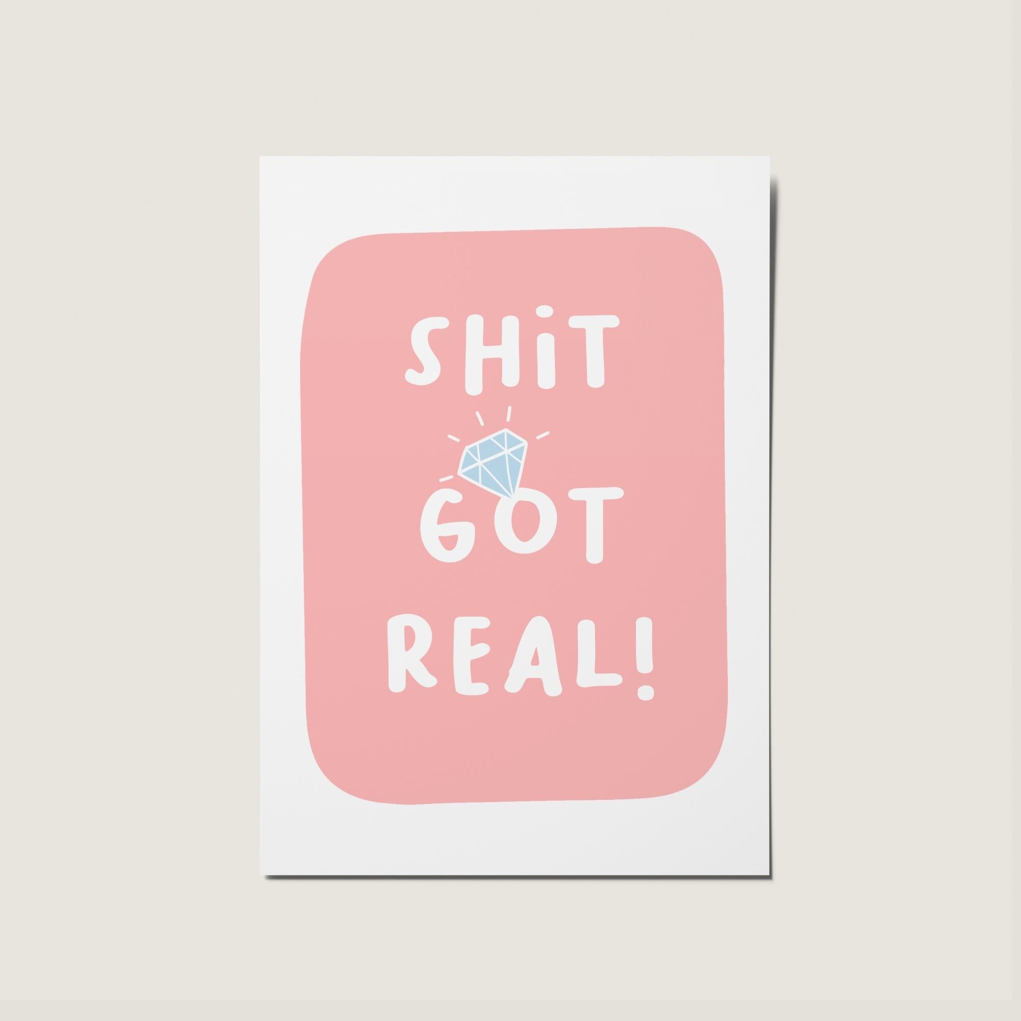 Merda ha ottenuto un vero impegno Impegnato in grassetto