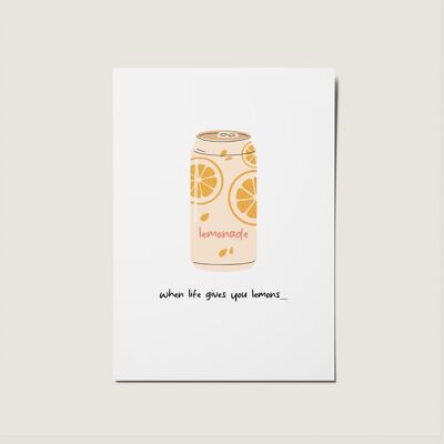 Quand la vie te donne des citrons...Carte sans occasion