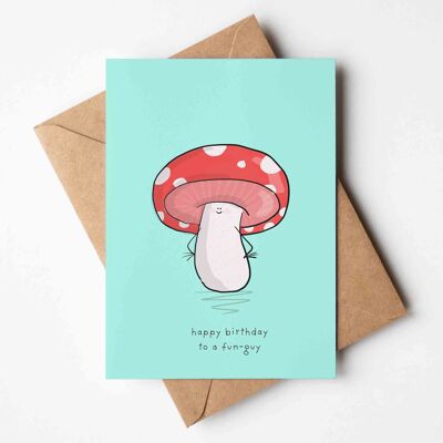 Carte d'anniversaire pour un gars amusant