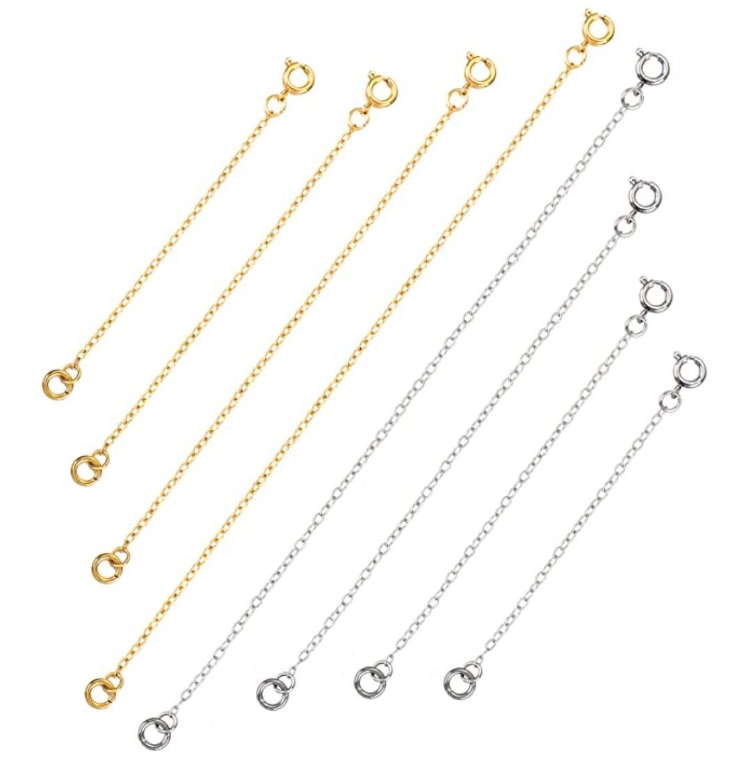 Estensione per collana e bracciale in argento sterling