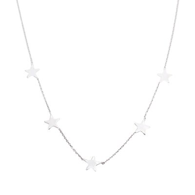 Collana Stazione Stellare Argento Sterling