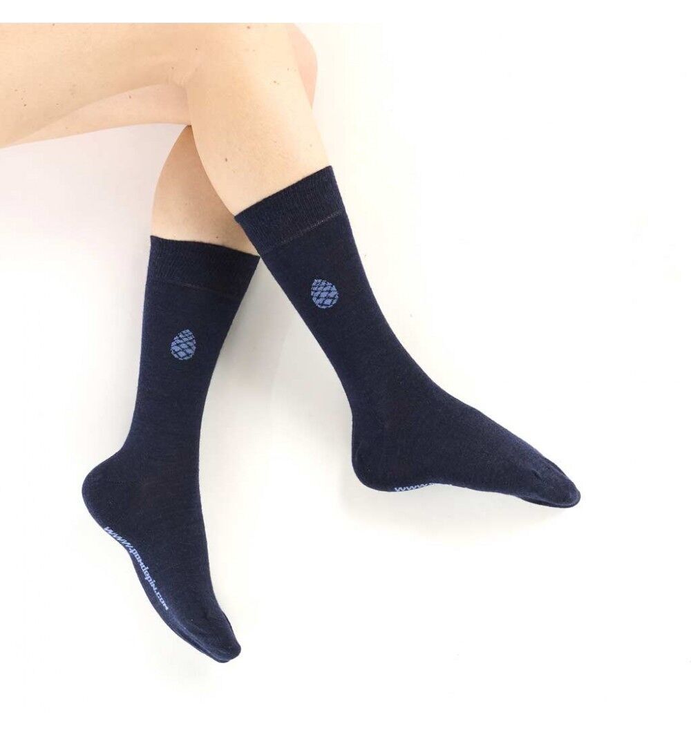 Calza media in misto lana acrilica